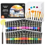 Shuttle Art 48 Pack Acrylic Paint Set, 30 Colors Piece. Fixed Price $41.34.