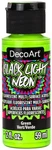 Decoart Black Light Neon Acrylic Paint 2OZ-GREEN ABLN-04. Fixed Price $11.46.