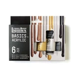 Liquitex Basics Metallics & Iridescents Acrylic Paint Set Brand New Unopened. Fixed Price $23.30.