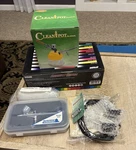 U.s. Supply Airbrush Starter Kit 24X Paint, Hose, Mix Sticks, + Nib. Fixed Price $80.00.