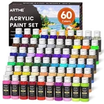 Artme Acrylic Paint Set, Colors 2 Fl Oz (pack Of 60),. Fixed Price $66.99.