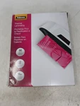 Fellowes CRC52042 Thermal Laminating Pouches, Letter Size, 10 Mil, 50 Count. Fixed Price $37.99.