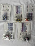Burger King 1993 1994 Lgti Micro Machines Z-bots With Caps/pogs Set Of 5. Fixed Price $18.99.