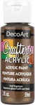 Decoart Crafter's Acrylic All-purpose Specialty Paint 2OZ-ICED Espresso. Fixed Price $7.76.