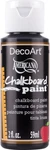 Americana Chalkboard Paint 2OZ Black Slate. Fixed Price $7.72.
