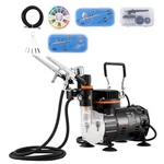 Vevor Kit, Big-professional, Black-airbrush Set. Fixed Price $145.21.