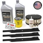 Hustler Raptor Sd 54" Tune-up Kit: Filters, Blades & Engine Oil Essentials. Fixed Price $170.99.