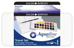 Daler-rowney Aquafine Watercolor Paint Half Pan Travel SET-24/PKG. Fixed Price $47.85.
