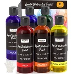 Nicpro Colors Liquid Watercolor Paint Set, 4 Fl Oz (pack Of 6),. Fixed Price $24.23.