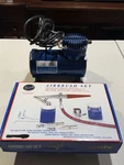 Paasche Airbrush Set (HS-202S) And Compressor (D500) In Camarillo Ex Cond!. Fixed Price $159.00.