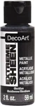 Decoart Extreme Sheen Paint 2OZ-OBSIDIAN DPM-19. Fixed Price $11.75.