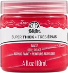 Folkart Super Thick Acrylic Paint Red Oz 60437. Fixed Price $11.70.