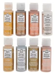 Folkart Radiant Metallic Multi-surface Acrylic Paint 8 Piece Set 2 Floz Bottle. Fixed Price $28.99.