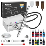 Ovaga 32PSI Airbrush Kit With Compressor, Rechargeable Multifunction Dualacti.... Fixed Price $81.03.
