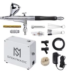 Spraymagic Airbrush Kit With Compressor, Dual-action Gun. Fixed Price $39.99.