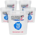 Pouring Masters 20 Ounce (600ML) Graduated Plastic Mixing Cups (box Of 12) - Us. Fixed Price $28.99.
