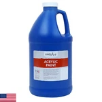 Handy Art Acrylic Paint Half Gallon, Ultra Blue,black. Fixed Price $51.50.