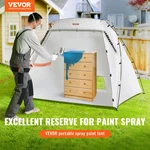 Portable Paint Booth, 7.5X5.2X5.2FT Spray Shelter. Fixed Price $50.78.
