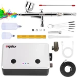 Cordless Airbrush Kit With Compressor, Dual-action 0.3MM Gun, Adju.... Fixed Price $72.27.