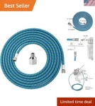 Hubest 6FT Braided Airbrush Hose With 1/8 Inch To 1/4 Adapter - Nylo.... Fixed Price $20.94.