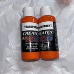 Createx Airbrush Paint. 60ML (2OZ) Orange Transparent (2PK). Fixed Price $10.50.