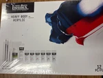 Liquitex Professional Heavy Body Acrylic Paint Starter Set 12PCS New Sealed. Fixed Price $23.49.