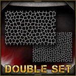 Stained Glass Double Set Airbrush Stencil Template Airsick. Fixed Price $14.99.