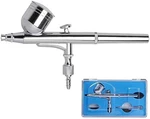 Gothobby 0.3MM Gravity Feed Dual-action Airbrush Paint Spray Gun Kit Silver. Fixed Price $21.07.