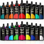 Shuttle Acrylic Paint, 18 Colors Pouches (120ML/4.06OZ), Artis. Fixed Price $60.99.
