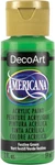 Decoart Americana Acrylic Paint 2OZ-FESTIVE Green Semi-opaque. Fixed Price $8.22.