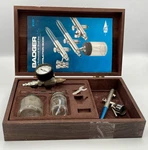 Vintage 1980 Badger Airbrush 150-4 Pk Wooden Box Parts Only. Fixed Price $36.99.