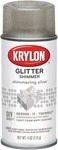 Krylon I00402 Glitter Aerosol Spray, Shimmering Silver 3 Oz. Fixed Price $11.36.