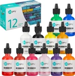 Upgrey Airbrush Paint, 12 Set, Opaque & Neon Colors, Water. Fixed Price $25.95.