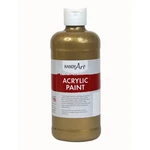 Handy Art Acrylic Paint Pint Metallic Gold. Fixed Price $19.49.