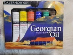New Daler Rowney Georgian Oil Starter Set Of 6. Fixed Price $20.00.