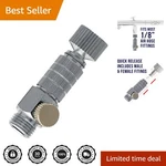 Compact Airbrush Quick Disconnect Coupler & Airflow Control - Lightweight Design. Fixed Price $16.19.