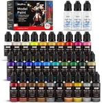 30 Colors Set, 20ML Ready To Use Modeling Acrylic Paints, Brush &. Fixed Price $70.99.