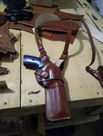 Shoulder Holster For Bbl/s&w Model 686 4"/RUGER Gp 100 4"/PYTHON 357. Fixed Price $113.00.