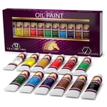 Paint Set X 12ML Tubes Lightfast Heavy Body Oil-based Vibrant. Fixed Price $18.29.