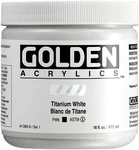 Heavy Body Acrylics By Golden, Titanium 16 Fl Oz (pack Of 1), White. Fixed Price $53.02.