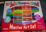 The Pencil Grip Kwik Stix Solid Tempera Paint Sticks 60 Colors Washable. Fixed Price $84.99.