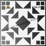 TA1 Square Wall And Tile Roller-airbrush Stencil Mylar Reusable. Fixed Price $18.99.