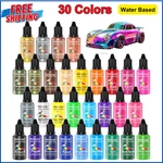 Airbrush Paint Set - 30 Colors With 2 Cleaning Brush, Water Based. Fixed Price $34.12.