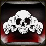 Skull Background 26 - Airbrush Stencil Template Airsick. Fixed Price $14.99.