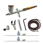 Paasche Talon White/gold Cerakote (w/heads 1,2&3) Airbrush Set C-TG3AS-WG. Fixed Price $132.00.