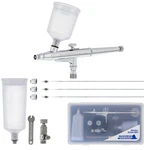 3 Tip 2 Plastic Gravity Cup Dual-action Airbrush Set Kit Hobby Paint Tanning. Fixed Price $39.99.