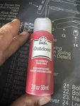 Folkart Outdoor Acrylic Paint Assorted 2 Fl Oz, 1614 Engine Red. Fixed Price $6.50.