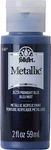 Folkart Metallic Acrylic Paint 2OZ-MIDNIGHT Blue. Fixed Price $9.21.