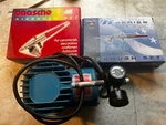 Paasche D500SR 1/5 Hp Air Compressor W/ Brush Guns. Fixed Price $79.00.