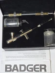 Badger Air-brush Co. Model 360-1 Universal Airbrush Set. Fixed Price $85.00.